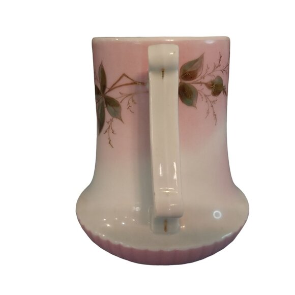 Vintage Antique Marx & Gutherz Carlsbad Pitcher Rose Buds Floral Flowers Pink - Picture 4 of 8